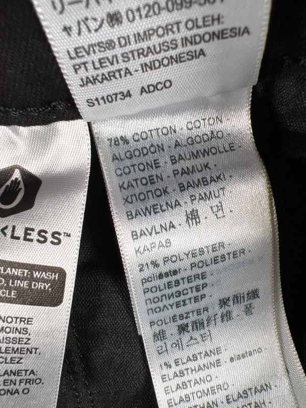 Levi's Women's Black Classic Straight Fit Denim Jeans - 10 image 4