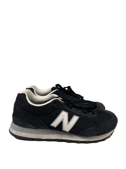 New Balance Women's Black/White 515 Cushioning Lace Up Athletic Sneakers - 7