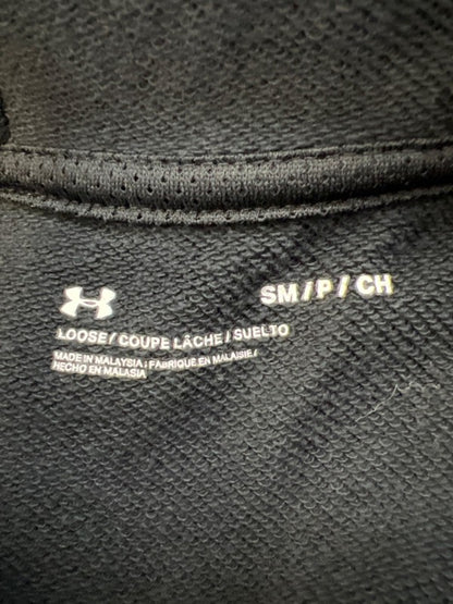 Under Armour Men's Black Loose Short Sleeve Pullover Hoodie Shirt - S image 3