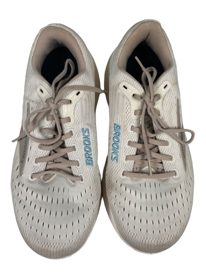 Brooks Women's Beige Ghost Max 3 DNA LOFT Running Sneakers - 10 Extra Wide image 3