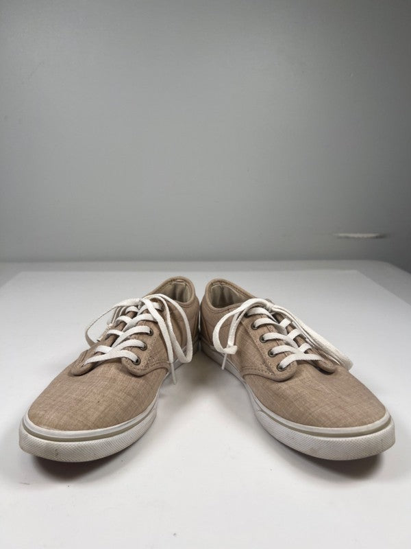 Vans Women's Tan Canvas Atwood Low Top Lace Up Sneakers - 6.5 image 6