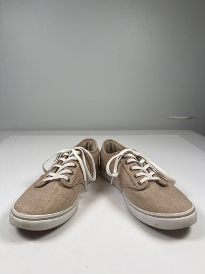 Vans Women's Tan Canvas Atwood Low Top Lace Up Sneakers - 6.5 image 6