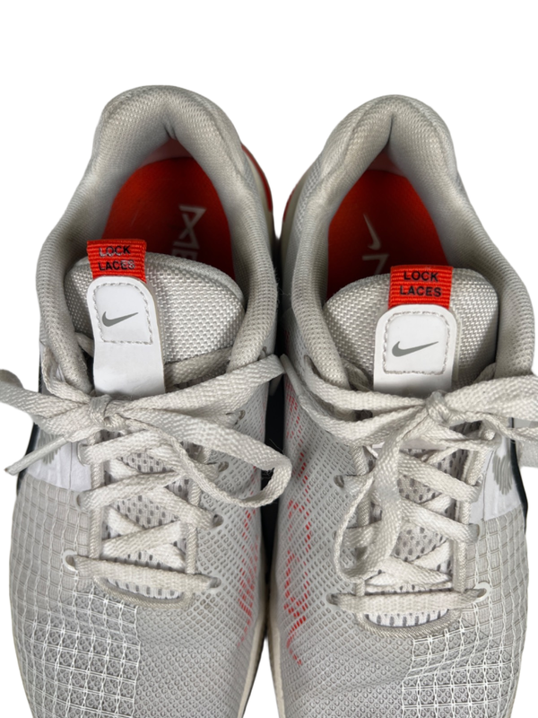 Nike Women's White/Red Metcon 8 Lace Up Athletic Sneakers - 7.5 image 3