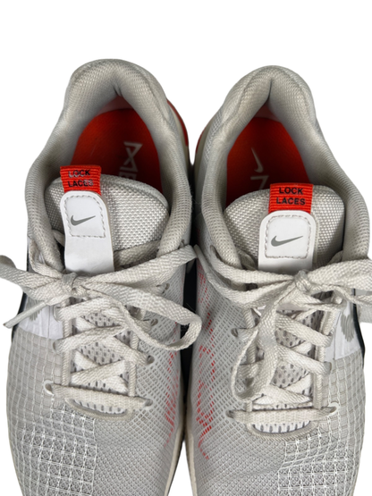 Nike Women's White/Red Metcon 8 Lace Up Athletic Sneakers - 7.5 image 3