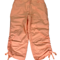 Chico's Women's Orange Ultimate Fit Cool Cotton Capri Pants - 00/US 2