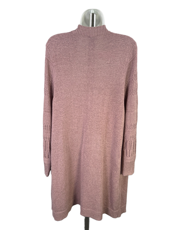 Torrid Women's Purple Knit Long Sleeve Open Front Cardigan Sweater - 2 Plus image 2