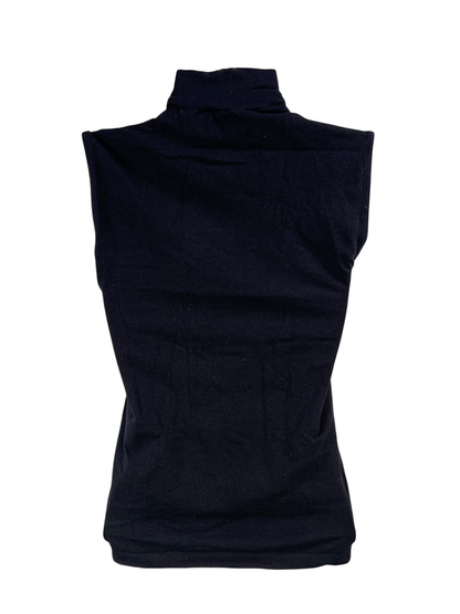 Wolford Velvet Women's Black Sleeveless Mock Neck Tank Top - M image 2