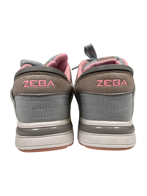 Zeba Women's Gray/Pink Low Top Slip-On Sneakers - 10.5 image 4