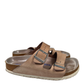 Birkenstock Unisex Tan/Beige Arizona Softbed Sandals - Women's 8 Narrow