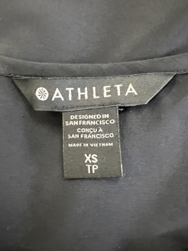 Athleta Women's Black Zephyr Refined Sleeveless Athletic Tank Top - XS image 3