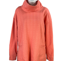 Columbia Women's Orange Long Sleeve Funnel Neck Pullover Sweatshirt - XXL
