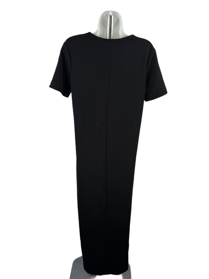Nordstrom Women's Black Short Sleeve Maxi Shirt Dress - S image 2