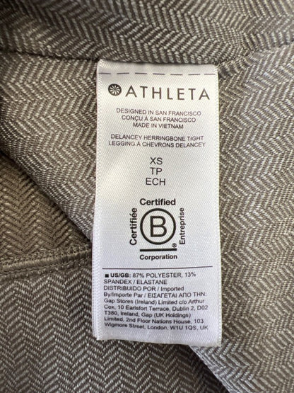 Athleta Women's Brown Delancey Herringbone Tight Leggings - XS image 4