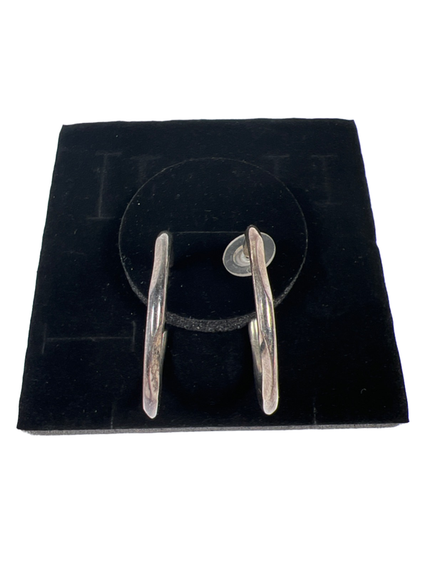 Sheila Fajl Women's Silver Tone Hoop Earrings image 2