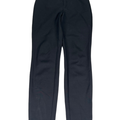 White House Black Market Women's Black Side Zip Skinny Ankle Dress Pants - 0
