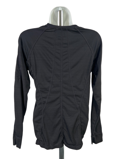 Athleta Women's Black Pacifica UPF Quarter Zip Long Sleeve Athletic Top - M image 2