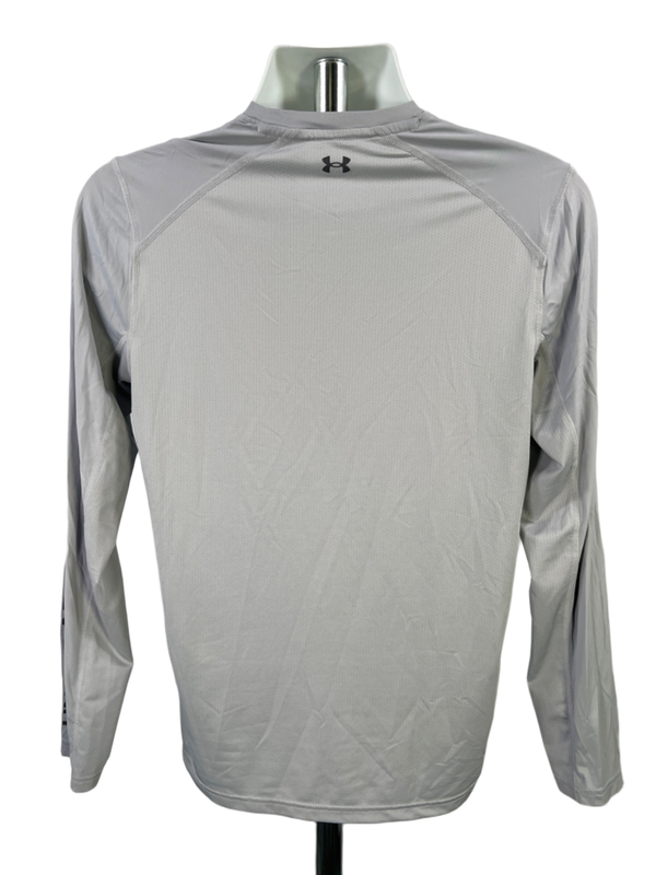 Under Armour Men's Gray ISO Chill Shorebreak Long Sleeve Athletic Shirt - S image 2
