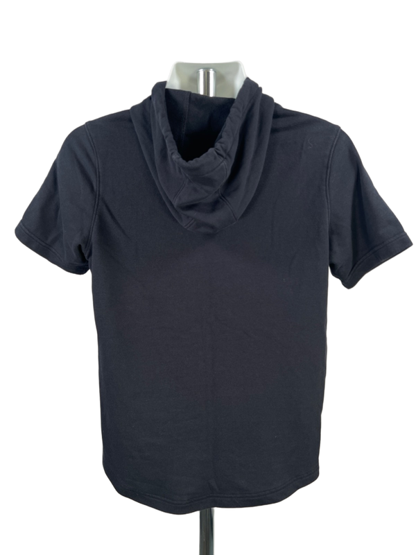 Under Armour Men's Black Loose Short Sleeve Pullover Hoodie Shirt - S image 2