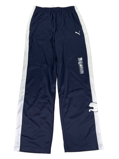 Puma Men's Navy Blue/White Tricot Cat Athletic Sweatpants - M