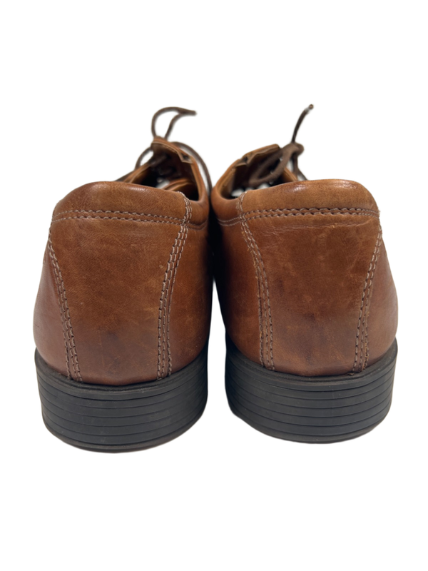 Clarks Collection Men's Brown Leather Oxford Dress Shoes - 12 image 4