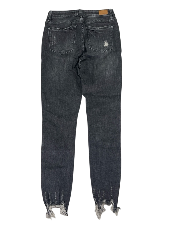Judy Blue Women's Black Distressed Skinny Fit Jeans - 5/27 image 2