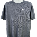 Under Armour Men's Gray HeatGear Short Sleeve Athletic Shirt - XL