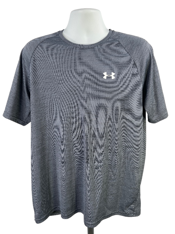 Under Armour Men's Gray HeatGear Short Sleeve Athletic Shirt - XL