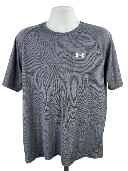 Under Armour Men's Gray HeatGear Short Sleeve Athletic Shirt - XL