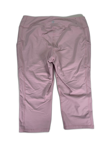 Torrid Active Women's Pink Cropped Athletic Leggings - Plus 3 image 2