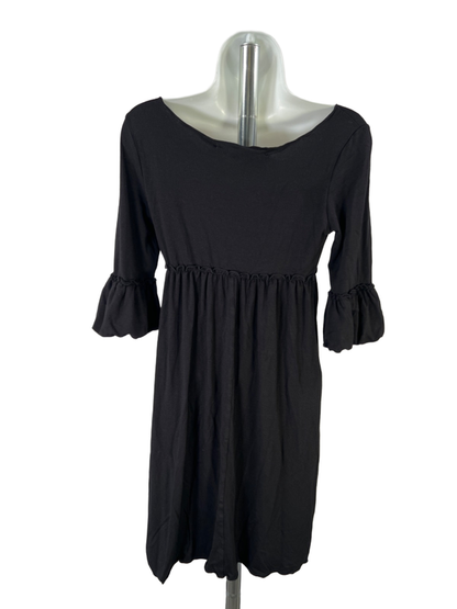 Max Studio Women's Black 3/4 Puffer Sleeve Ruffle Dress - S image 2