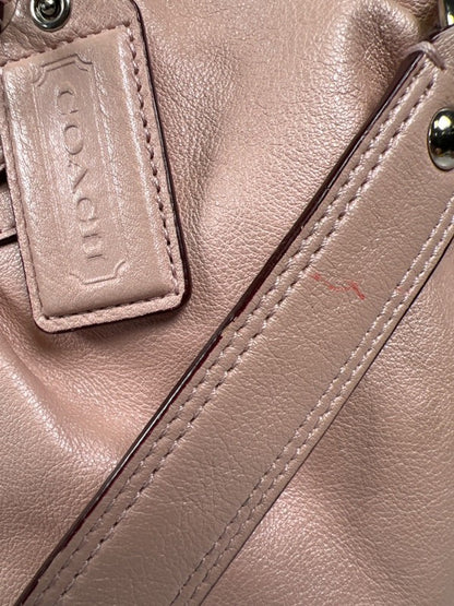 Coach Women's Pink Ashley Leather Carryall Shoulder Satchel Purse image 8
