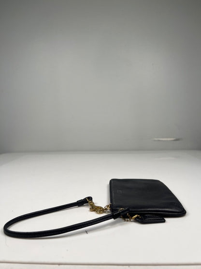 Coach Women's Black Leather Small Wristlet Wallet image 2