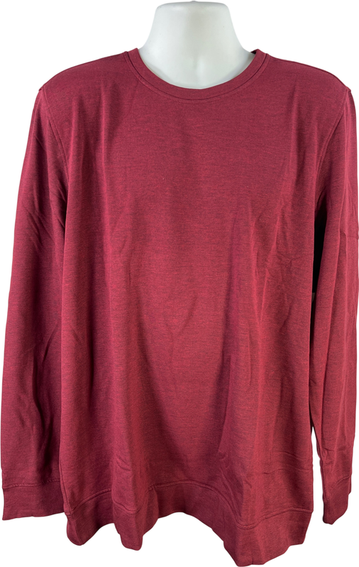Sonoma Men’s Red Long Sleeve Lounge Sleepwear Shirt - XL Tall