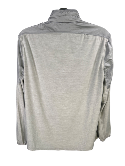 Reebok Men's Light Gray Zip Up Athletic Jacket - XL image 2