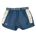 Under Armour Women's Blue/White Loose Fit Athletic Shorts - L