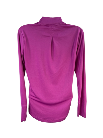 Nike Women's Purple Dri-Fit Long Sleeve Golf Athletic Shirt - S image 2