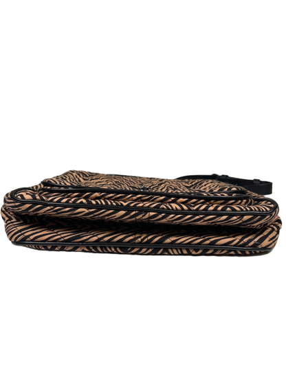 Vera Bradley Women's Brown/Black Zebra Print Crossbody Purse image 5