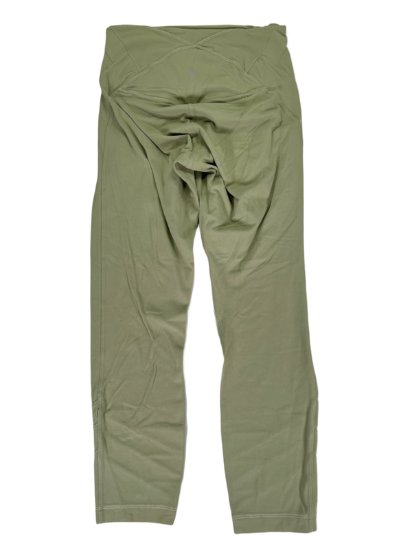 Lululemon Women's Rosemary Green Nulu Fold Yoga High Rise 23" Crop Leggings - 6 image 2