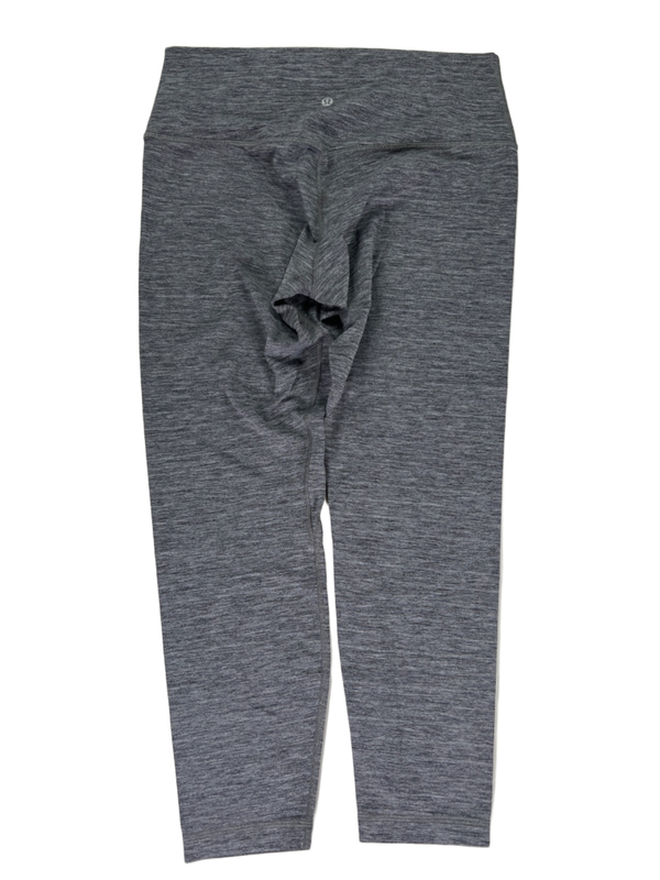 Lululemon Women's Gray Heather High Rise Align Ankle Athletic Leggings - 12 image 2