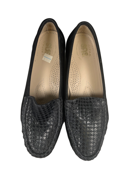 SAS Women's Black Tetris Houndstooth Tripad Simplify Slip On Loafers - 8 image 3