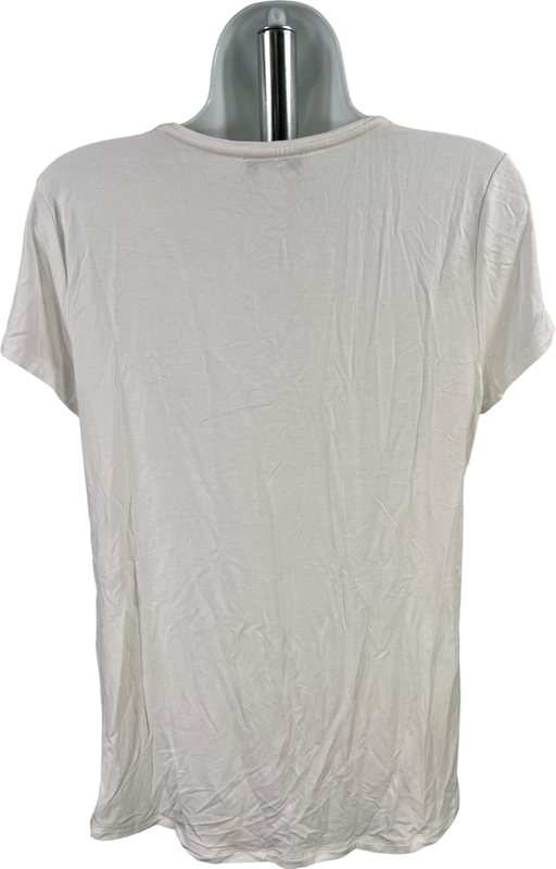 White House Black Market Women’s White Short Sleeve Shirt - S image 2