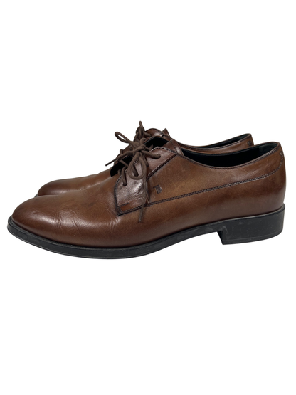 Tod's Women's Brown Lace Up Vintage Oxford Dress Shoes - 38.5/US 8.5 image 5