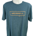 Merrell Men's Blue Graphic Short Sleeve Shirt - XL