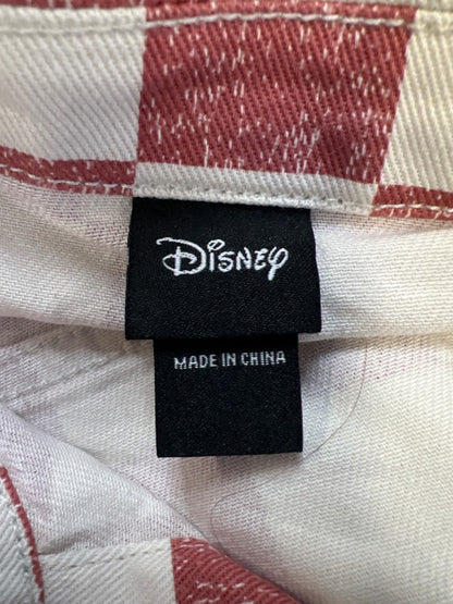 Disney Lady and the Tramp Red Tony's Restaurant Checkered Denim Jacket - 2X image 3