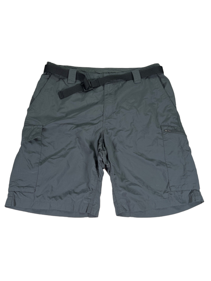 Columbia Men's Gray Silver Ridge Cargo Hiking Shorts - 34