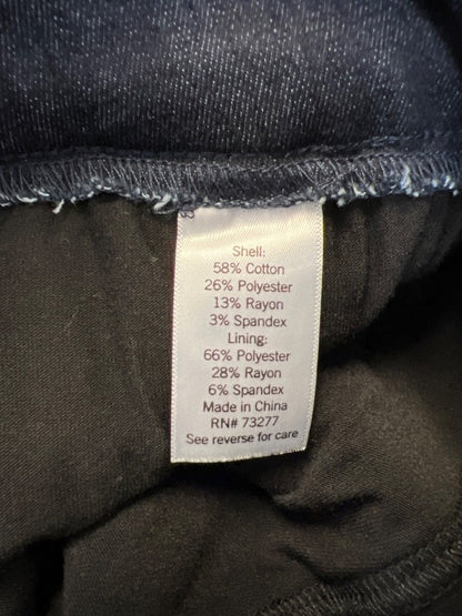 Croft and Barrow Women's Blue The Effortless Stretch Straight Skirt - 10 image 4