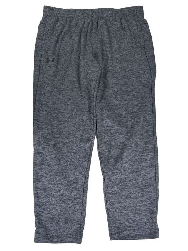 Under Armour Men's Gray Heather Armourfleece Twist Tapered Sweatpants - 2XL