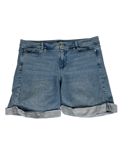 J.Jill Women's Light Wash Stretch Denim Jean Shorts - 10