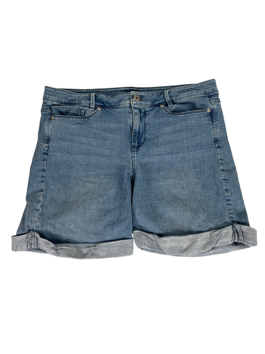 J.Jill Women's Light Wash Stretch Denim Jean Shorts - 10
