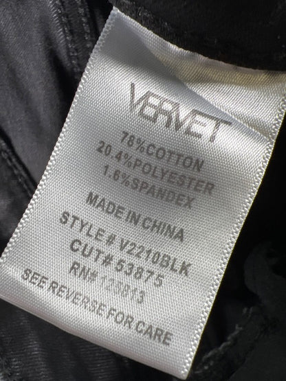 Vervet Women's Black Hampton High Rise Crop Straight Jeans - 27 image 4